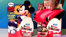 Mickey Mouse Kinder Surprise Eggs + Kinder Porsche Cars Limited Edition Huevos Überraschun
