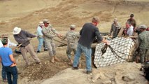 Army National Guard Airlifts Rare 70 Million Year Old Dinosaur Fossil
