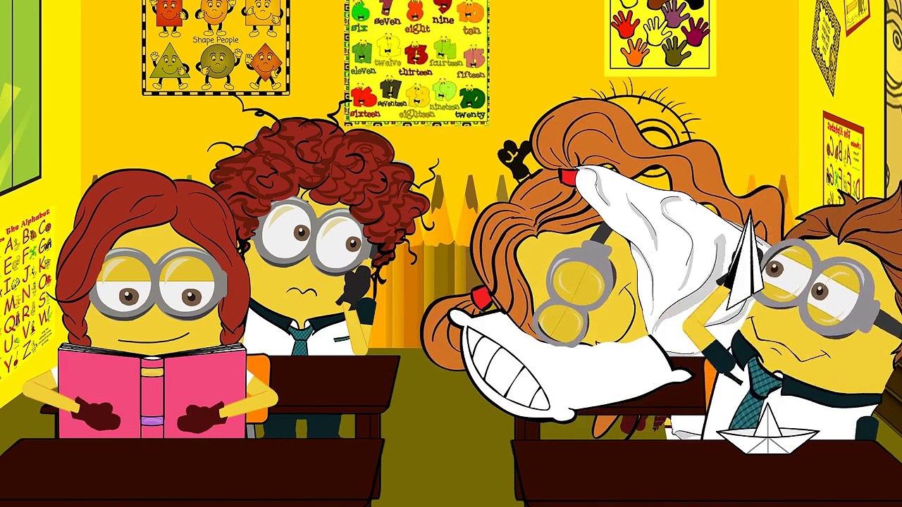 Minions in different colors - Learn colors for children & Baby Toddlers - Basic Level [INT