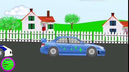 Voiture de Police 6. Des voitures. De droles de dessins animes pour les enfants  Dessins Animés Pour Enfants