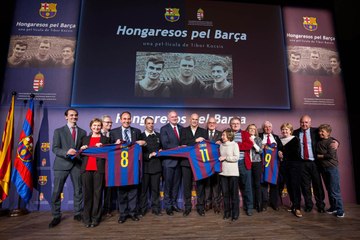 El Barça homenatja Kubala, Kocsis i Czibor