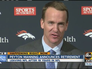 Peyton Manning announces retirement