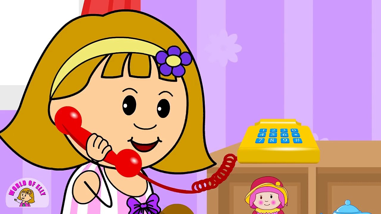 Elly talking to her Friends on the Telephone - Hello!
