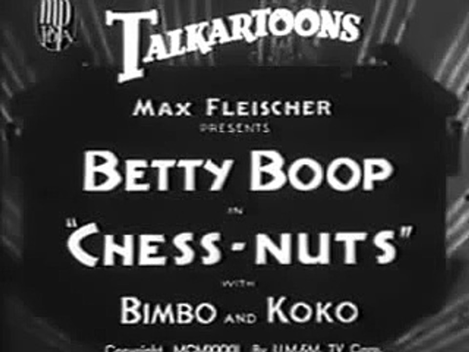 Must See Betty Boop 1932 Chess Nuts cartoons
