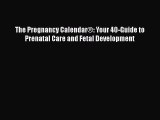 Download The Pregnancy Calendar®: Your 40-Guide to Prenatal Care and Fetal Development Ebook