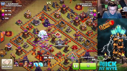 Clash of Clans War Tips! Town Hall 10 Dragons Taking Down Air D Easy!