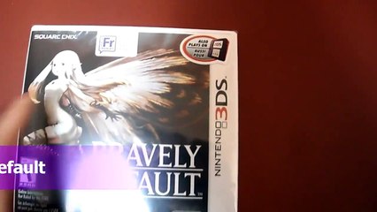 Unboxing Bravely Default Nintendo 3DS 2DS Square enix Square enix JRPG The Flying Fairy