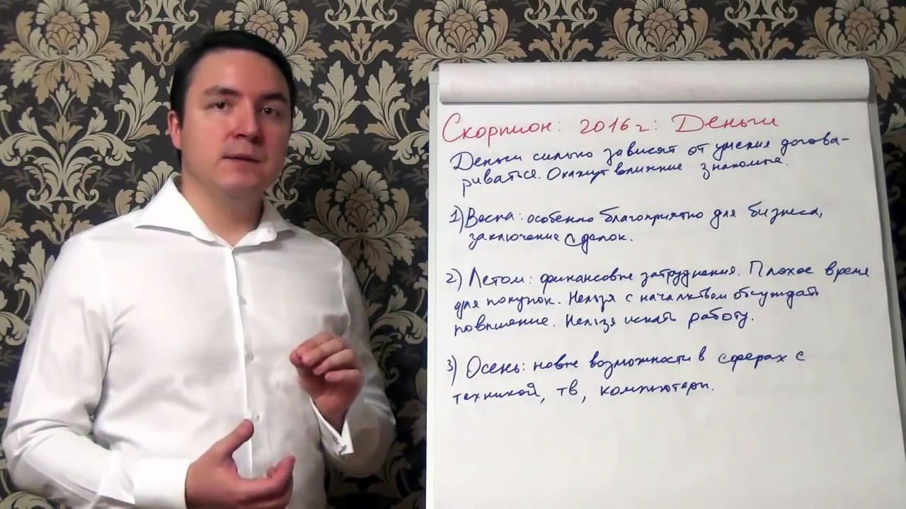 Гороскоп на 2016 год по знакам зодиака - Скорпион