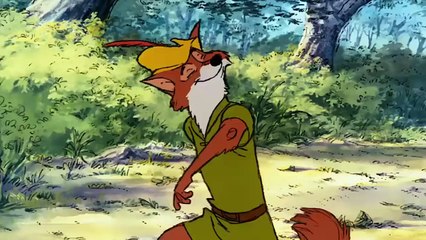 Robin Hood - Robin Hood and Little John Running Through the Forrest HD