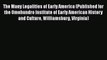[PDF] The Many Legalities of Early America (Published for the Omohundro Institute of Early