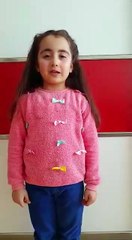MİNİK ZEHRA'DAN TAYYİP DEDESİNE EY SEVGİLİ ŞİİRİ