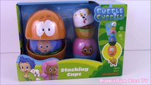 Bubble Guppies Stacking Cups Surprise! Nesting Cups Kinder Eggs and Toy Surprise Eggs!