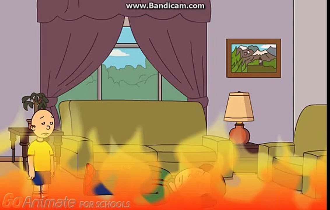 Caillou Pushes his Dad Downstairs/Grounded