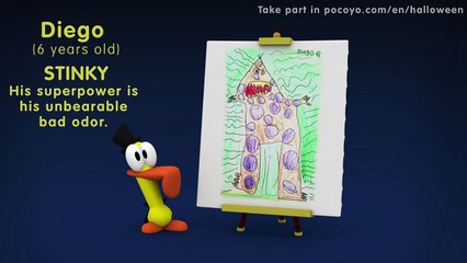 Pocoyo Halloween - Monsters Contest: 2nd week winners!