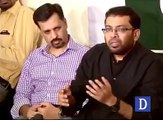 Dr Saghir quits MQM, joins Mustafa Kamal  Press conformance against MQM and Altaf Hussain