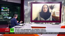 Saudi airstrike in Yemen kills at least 20 civilians incl rescuers, MSF paramedic