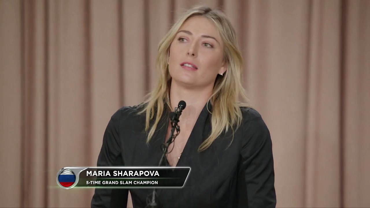 Maria Sharapova gedopt: 'Habe dem Sport geschadet' | Doping bei den Australian Open