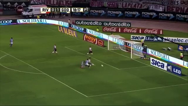 Barovero le dio vida a River. River 0 Godoy 1. Fecha 3. Primera División 2016