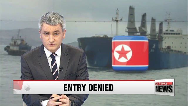 Four N. Korean ships blocked from entering ports in China, Russia