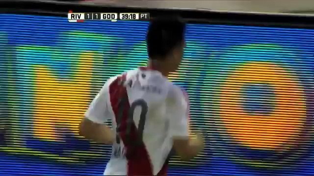 Gol de Martínez. River 1 Godoy Cruz 1. Fecha 3. Primera División 2016