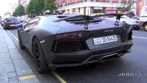 Arab Oakley Design Lamborghini Aventador Loud Millionaire boy Racer in London