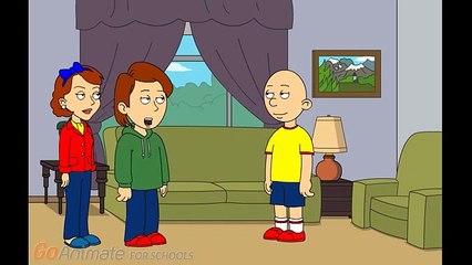 Caillou Refuses To Go To School