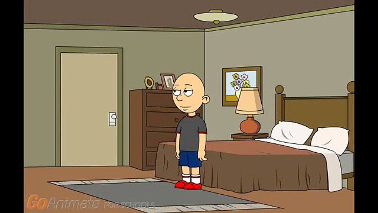 Classic Caillou Dresses Up As Spider-Man And Gets Grounded.