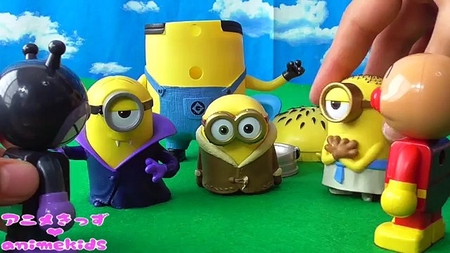 アンパンマン おもちゃ アニメ ミニオン を作ろう‼ ミニオンズ animekids アニメきっず animation Anpanman Toy Minions