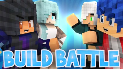 Boys VS Girls: Travis Arrives! | Minecraft Build Battle