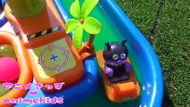 アンパンマン おもちゃ アニメ 流れるねばねばスーパーボール プール 水遊び  animekids アニメきっず animation Anpanman Toy