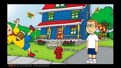 Cooper kills caillou and gets grounded