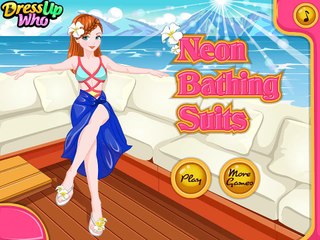 Neon Bathing Suits - Best Game for Little Girls