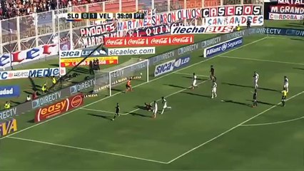 Gol de Blandi. San Lorenzo 1 - Vélez 1. Fecha 4. Primera División 2016.
