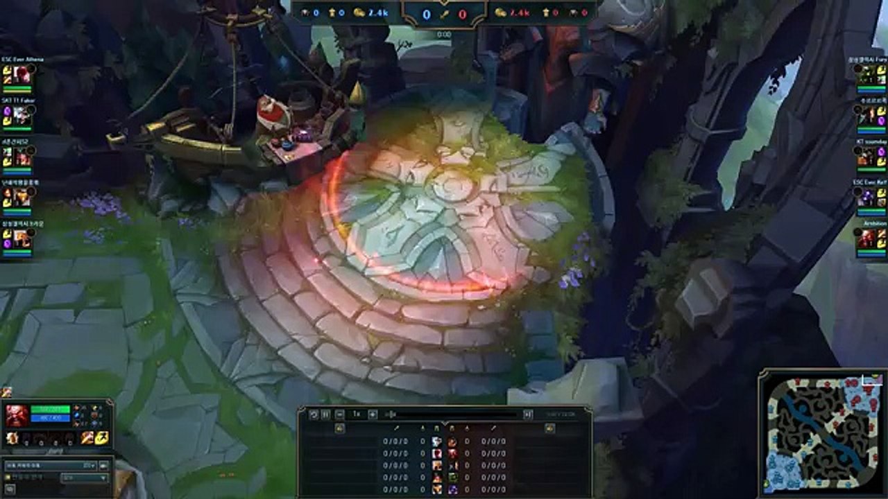 KT ssumday - Renekton vs Riven - SKT T1 Faker, KR LOL Challenger 891LP