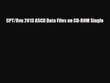 [Download] CPT/Rvu 2013 ASCII Data Files on CD-ROM Single [Download] Online