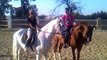 yo montando a mi caballo otelo con un amigo :D 4