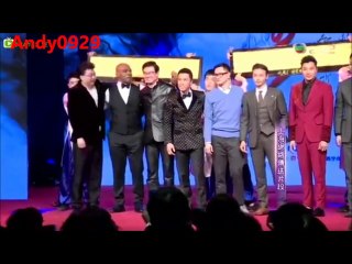 甄子丹, 張晉, 譚耀文, Mike Tyson, 黃百鳴, 葉偉信 電影 葉問3 首演 2016年2月29日。