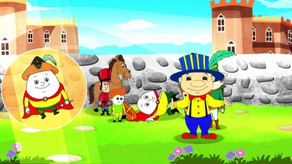Humpty Dumpty Sat on a Wall (HD) Nursery Rhymes | Popular Kids Songs