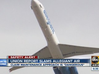 Union report slams Allegiant Airlines