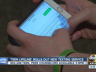 ‘Teen lifeline’ rolls out new texting service