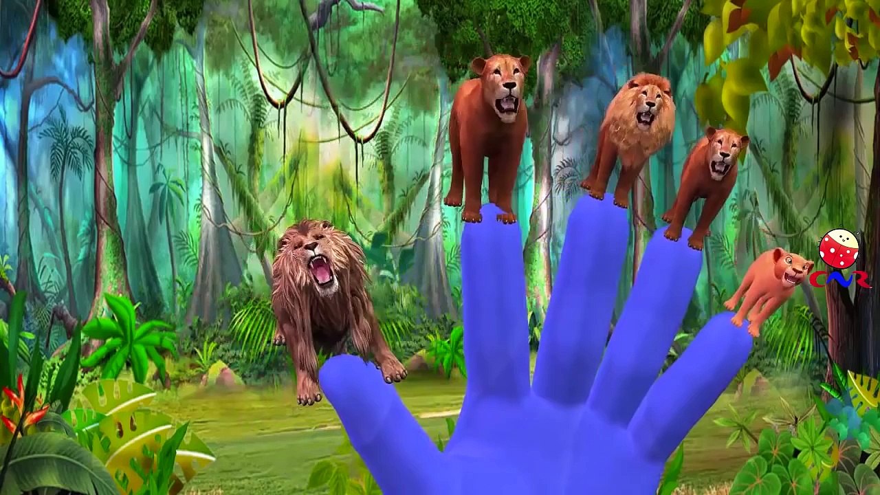 Animals Cartoons Finger Family Children Nursery Rhymes | Animals Finger ...