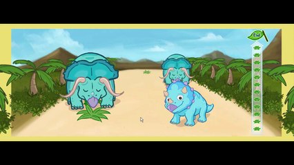 Dinosaur Train Hungry Hungry Herbivore Cartoon Animation PBS Kids Game Play Walkthrough