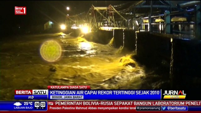 Ketinggian Bendung Katulampa Siaga I, Jakarta Waspada Banjir