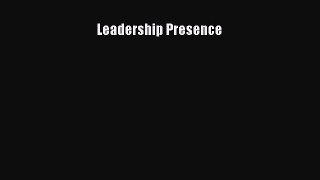 Download Leadership Presence PDF Free