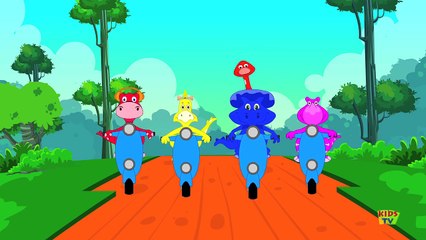 Five Big Dinosaurs | Nursery Rhymes For Kids And Children | Kids TV