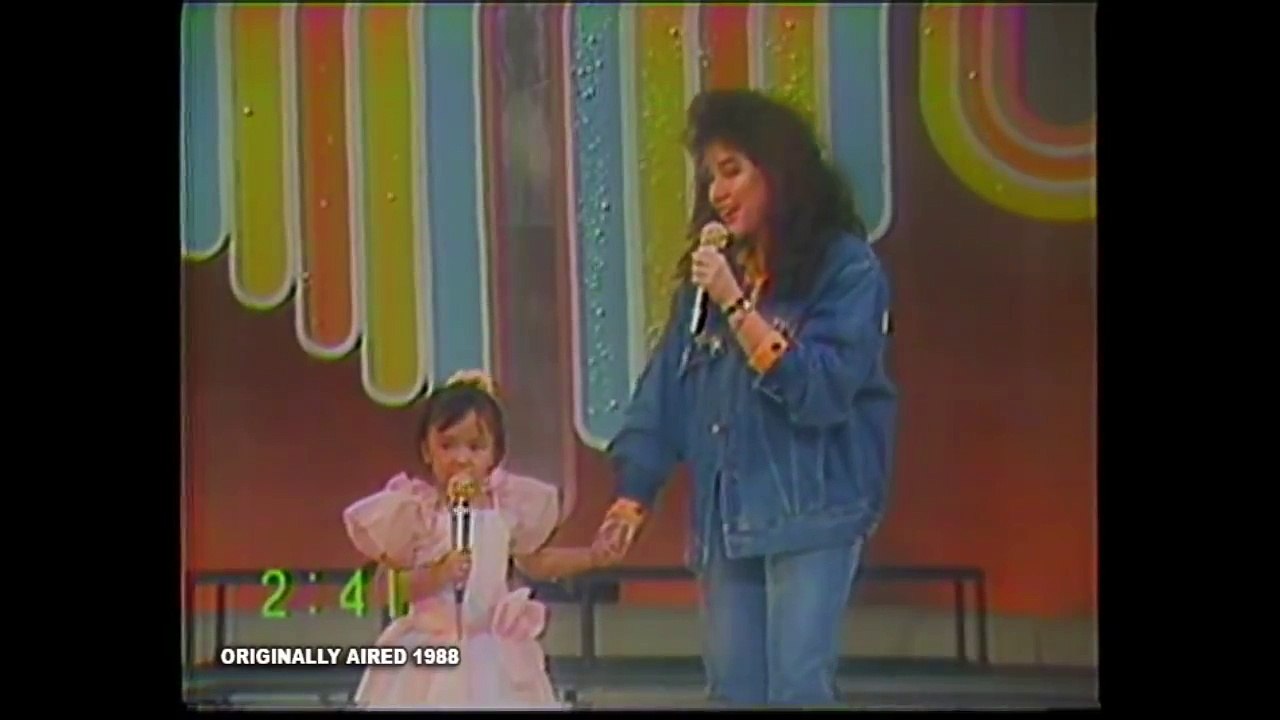Aiza Seguerra and Kris Aquino 1988