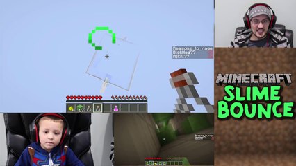 Minecraft Slime Bounce | FGTEEV Dropper Parkour Adventure Mini Game Map