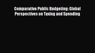 PDF Comparative Public Budgeting: Global Perspectives on Taxing and Spending Free Books