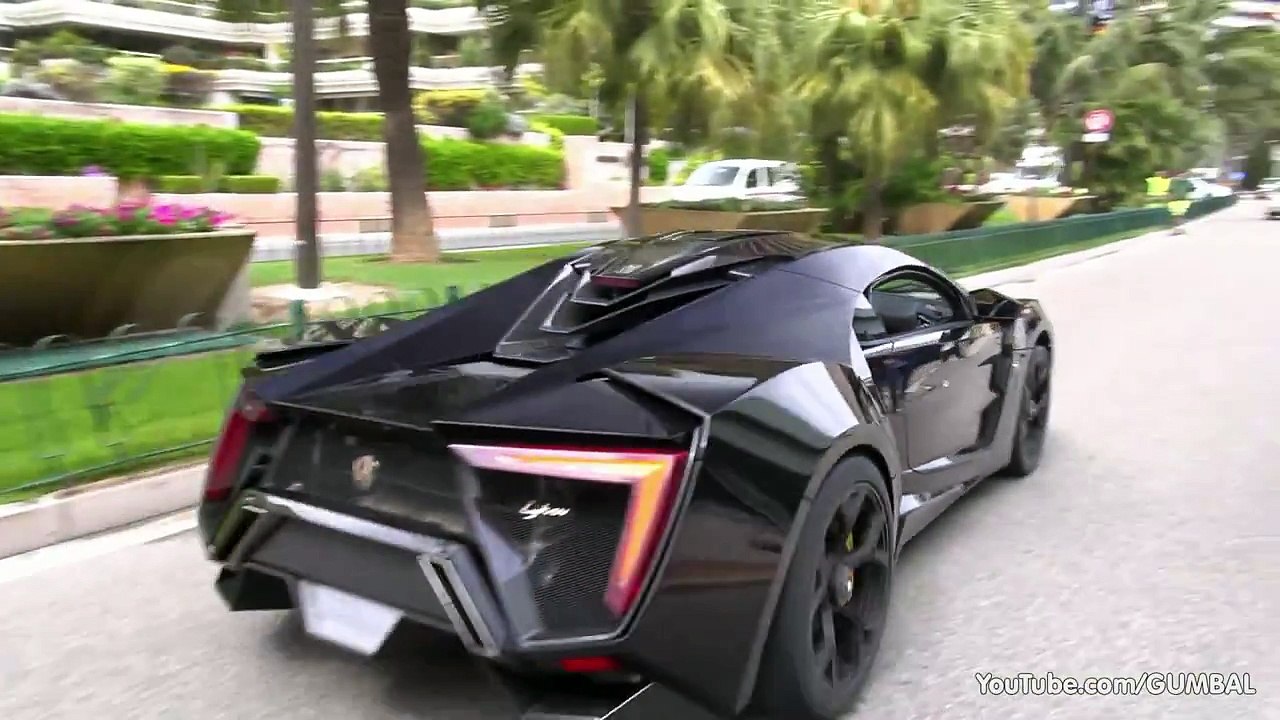 $3.4 Million Lykan HyperSport by W-Motors - driving on the road in Monaco!