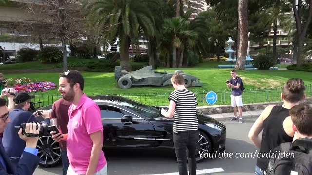 Aston Martin ONE-77 - Acceleration Sounds in Monaco!